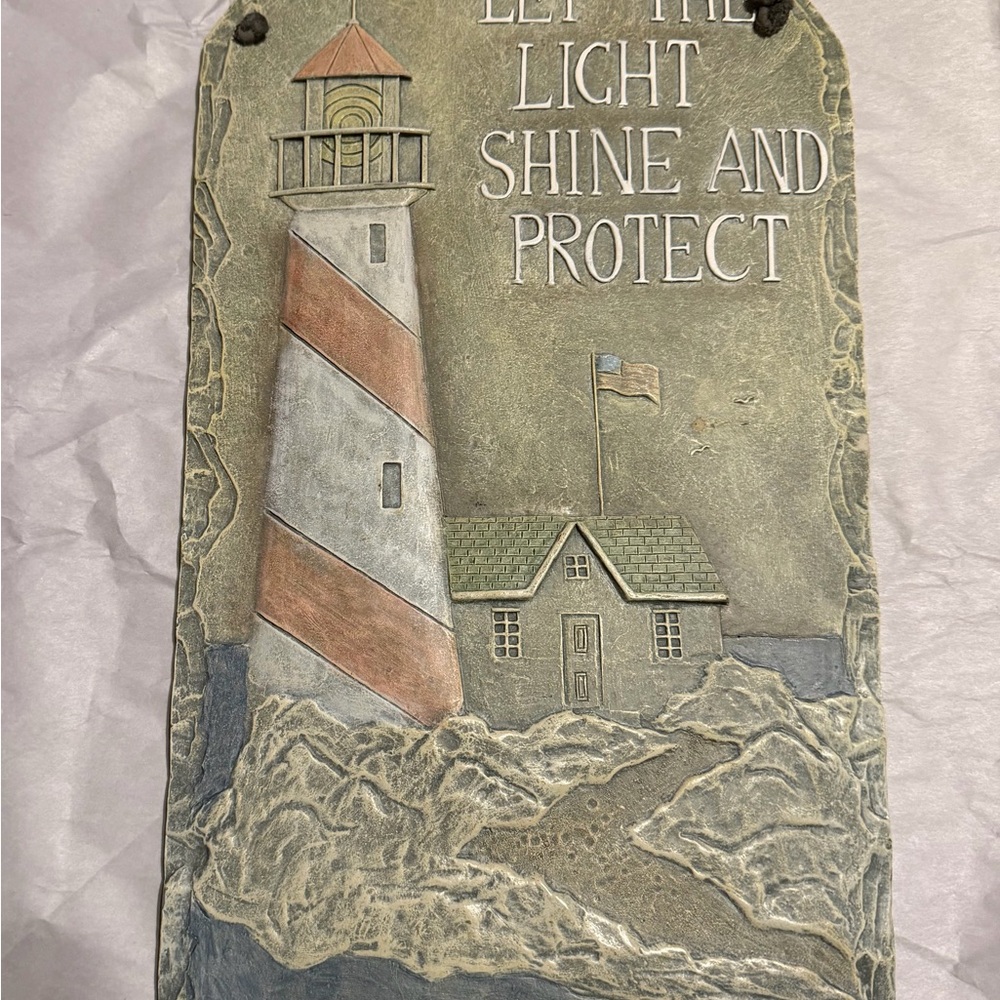 Lighthouse Wall Art Plaque